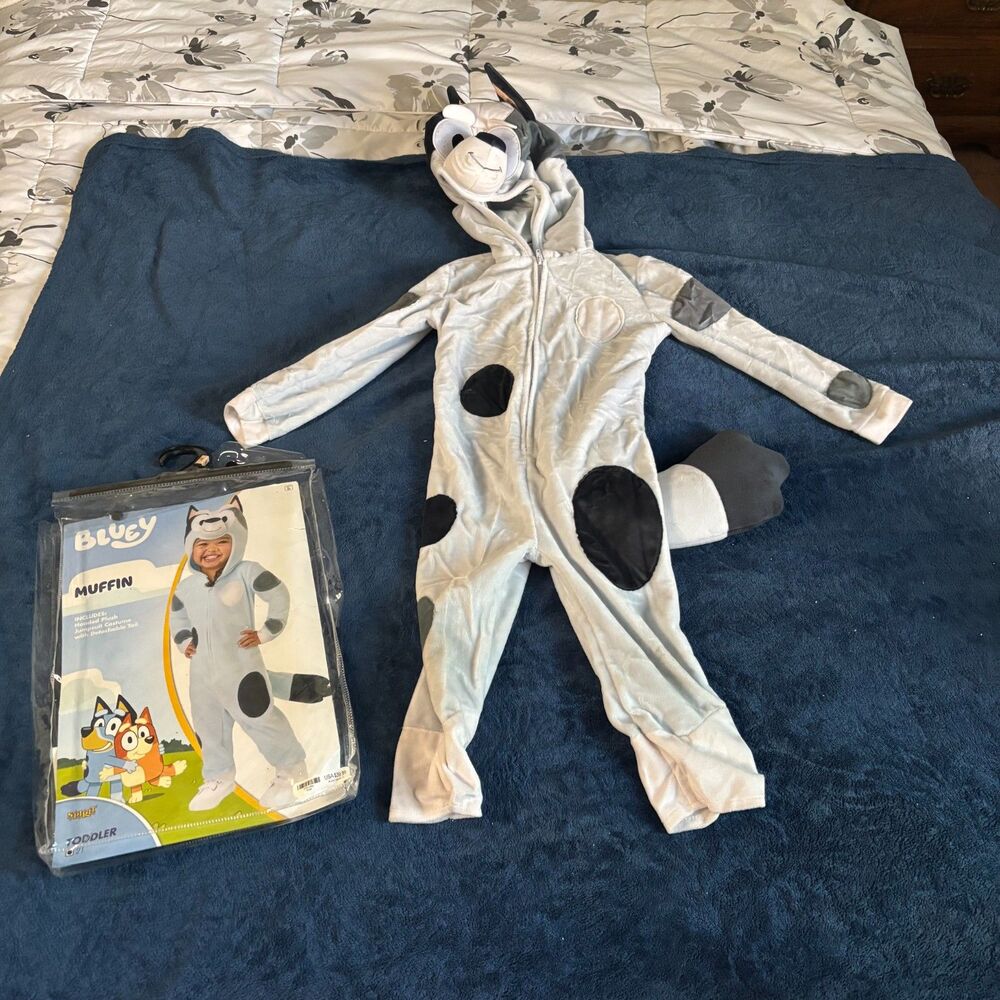 Bluey muffin toddler costume 2t